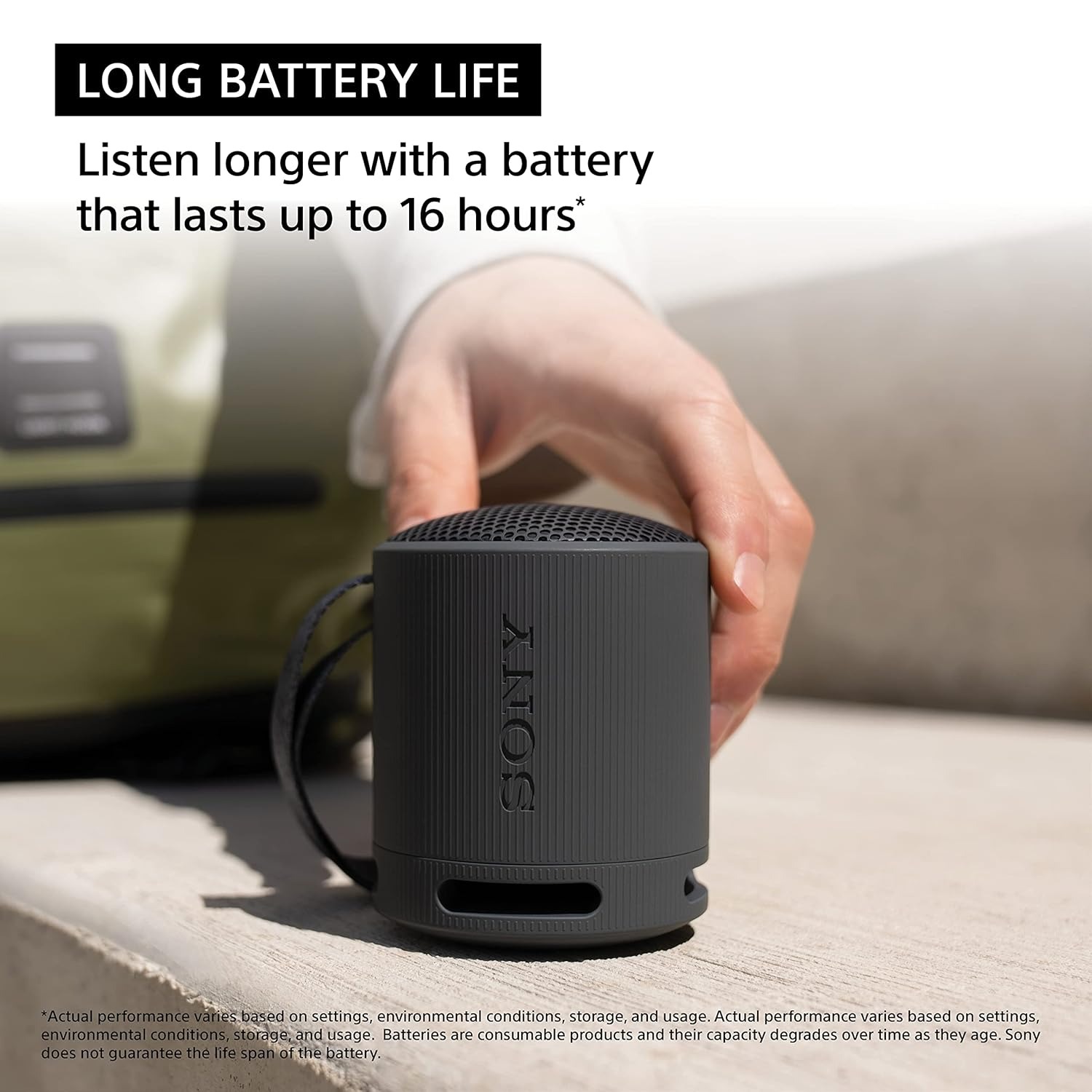 Sony SRS-XB100 Super-Compact Travel Speaker - Image 4